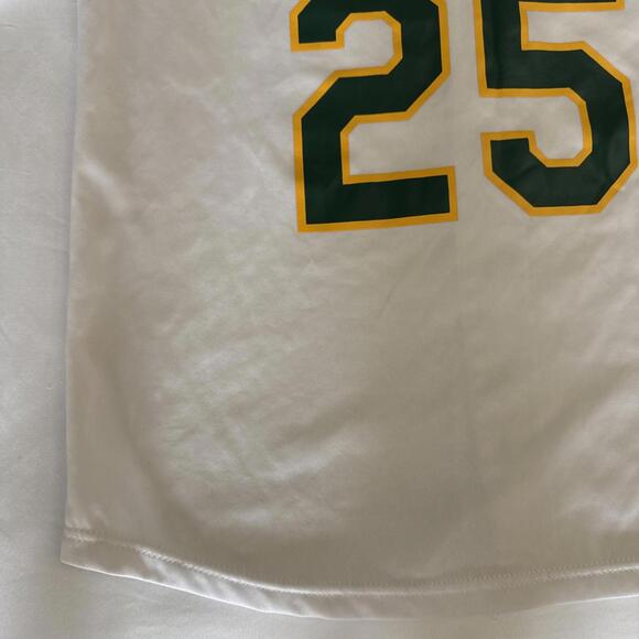Mark Mcgwire Oakland A's Pepsi Jersey L World Series Battle Of The Bay 25 Nice ! - Picture 10 of 14